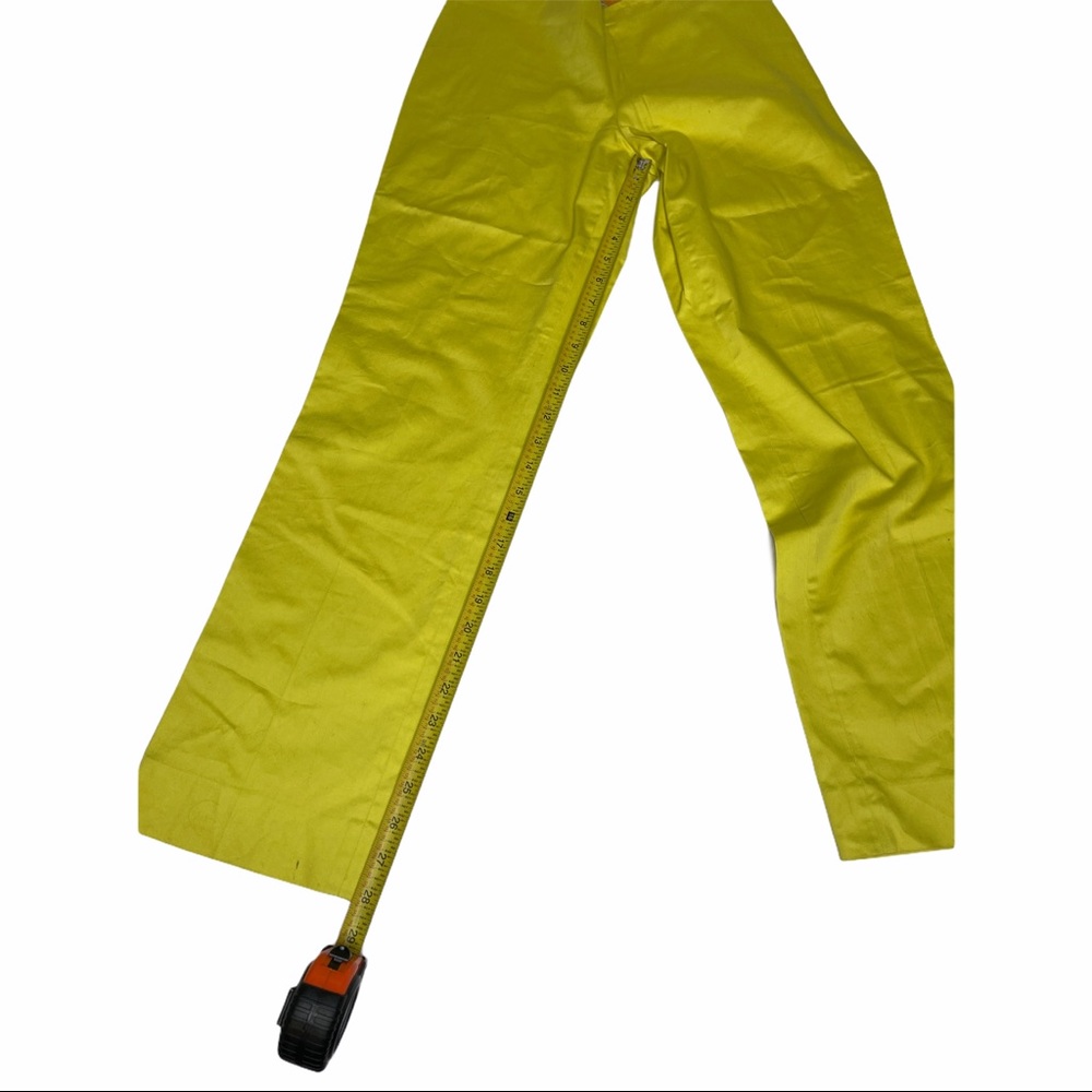 Vintage Emilio Pucci Trim Yellow Pants USA 10 - Picture 11 of 16